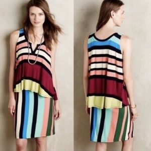 Anthropologie Maeve Dress Size S Davina Colorblock